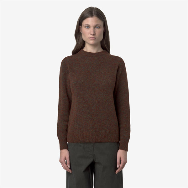 K Way CLARISSE WOOL STRETCH BROWN COFFEE MIX