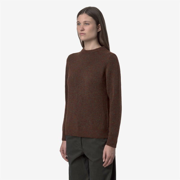 K Way CLARISSE WOOL STRETCH BROWN COFFEE MIX