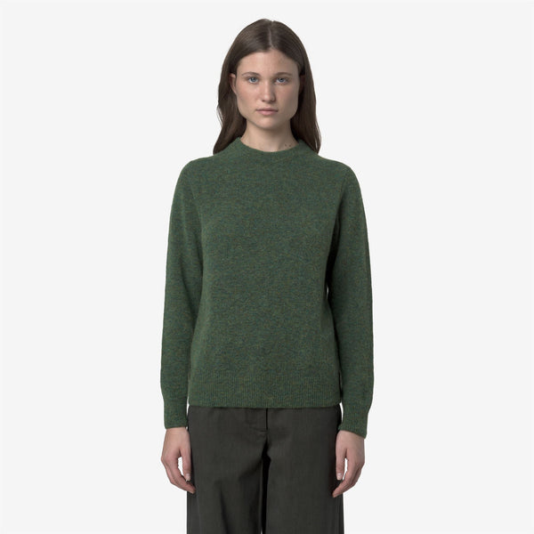 K Way CLARISSE WOOL STRETCH GREEN MIX