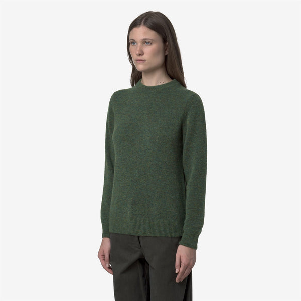 K Way CLARISSE WOOL STRETCH GREEN MIX