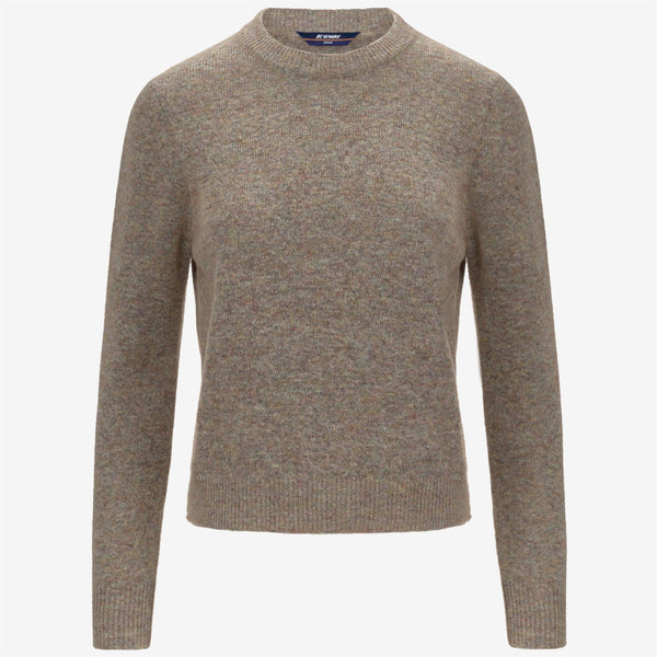 k way CLARISSE WOOL STRETCH PINK DUST MIX