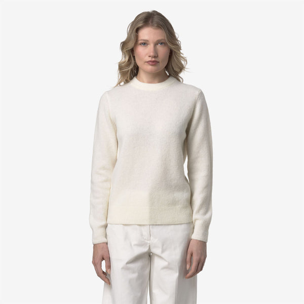 K Way CLARISSE WOOL STRETCH WHITE GARDENIA