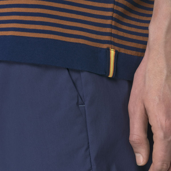 K Way COMBE STRIPES BLUE DEPTHS-BROWN BRAN