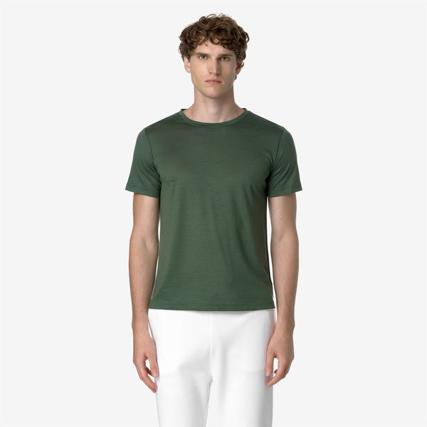 K Way COMBE WOOL BLEND GREEN BLACK FOREST