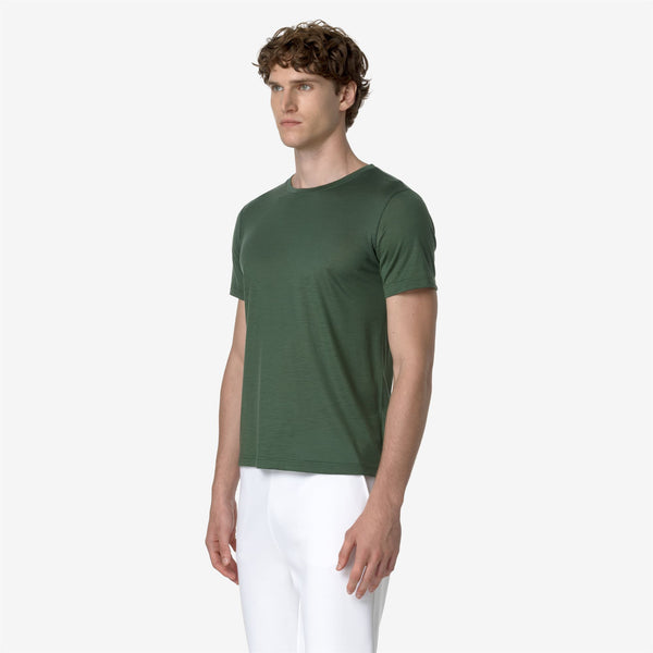 K Way COMBE WOOL BLEND GREEN BLACK FOREST