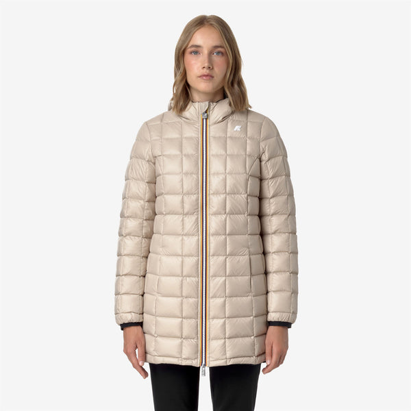 K Way DENISE ST THERMO REVERSIBLE BLACK P-BEIGE G