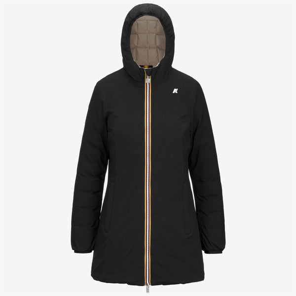 k way DENISE ST THERMO REVERSIBLE BLACK P-BEIGE G