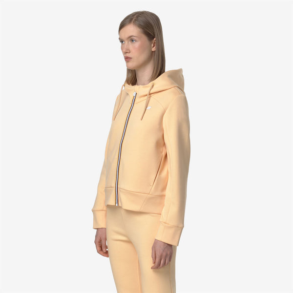 K Way DIVINE LIGHT SPACER BEIGE SHEEPSKIN