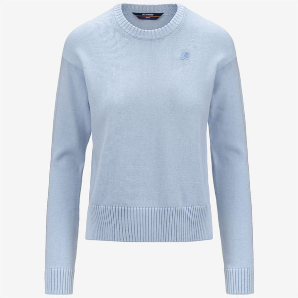 k way DOMITINE COTTON CASHMERE BLUE BALLAD