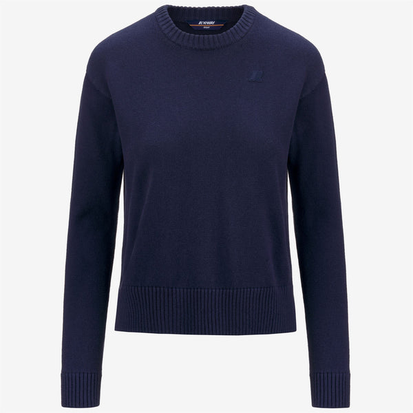 k way DOMITINE COTTON CASHMERE BLUE DK