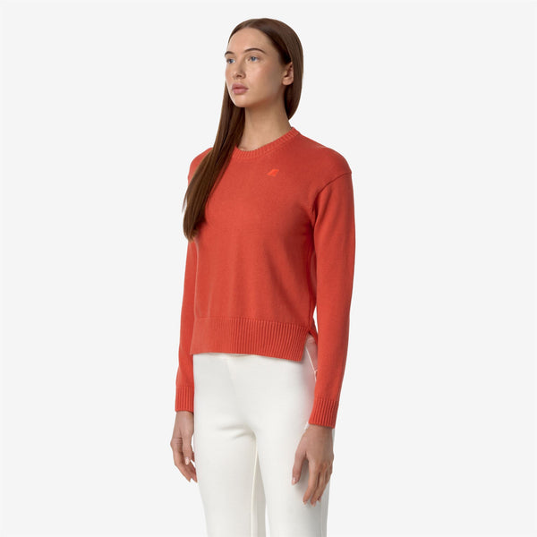 K Way DOMITINE COTTON CASHMERE RED PAPAVERO