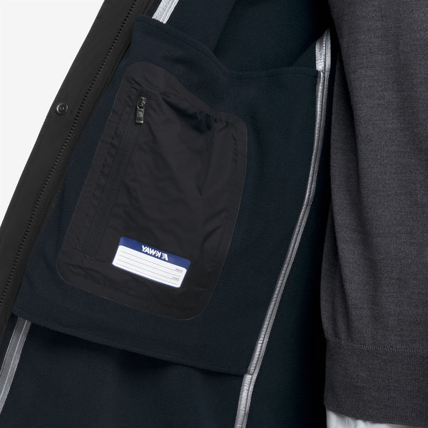 K Way DUKE BONDED BLACK P-BLUE D