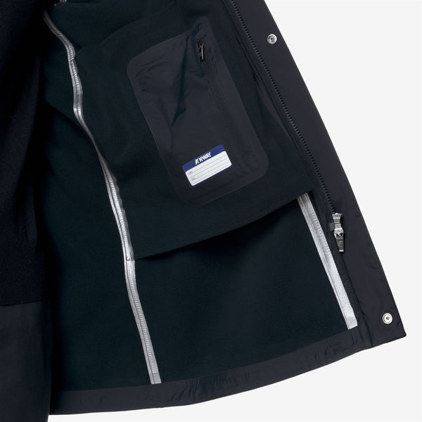 K Way DUKE BONDED BLUE DEPTH-BLUE DEPTHS