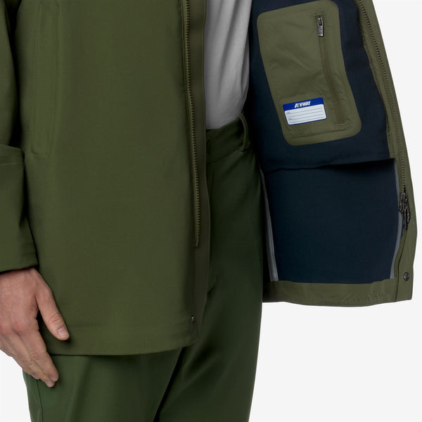 K Way DUKE BONDED GREEN C-BLUE D