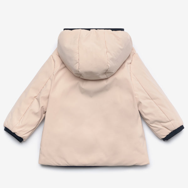 K Way E. JACK ST WARM REVERSIBLE BLUE D-PINK T