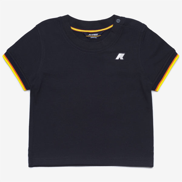 k way E. PETE CONTRAST PIQUE BLUE DEPTH