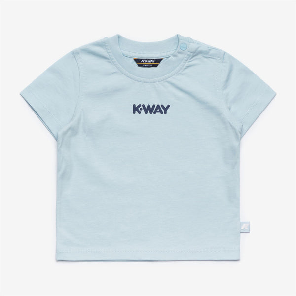 k way E. PETE LOGO JERSEY BLUE BABY