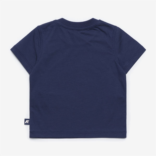 K Way E. PETE LOGO JERSEY BLUE DEEP COBALT