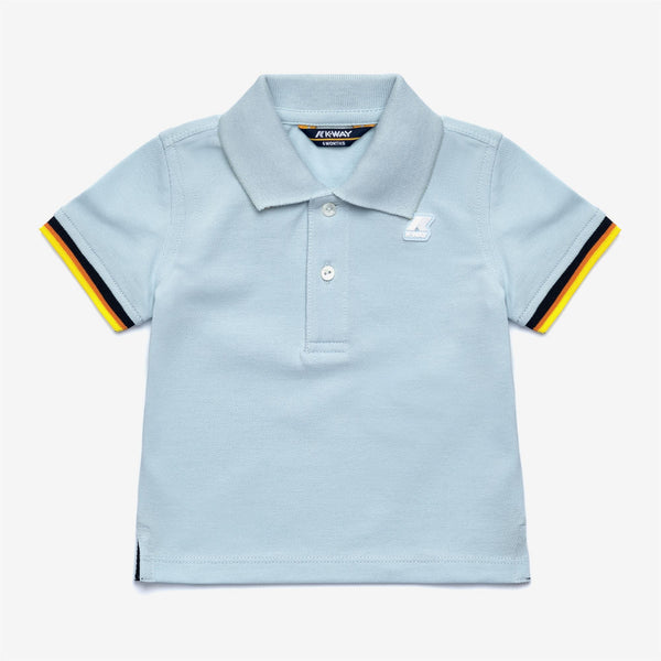 k way E. VINCENT CONTRAST PIQUE BLUE BABY