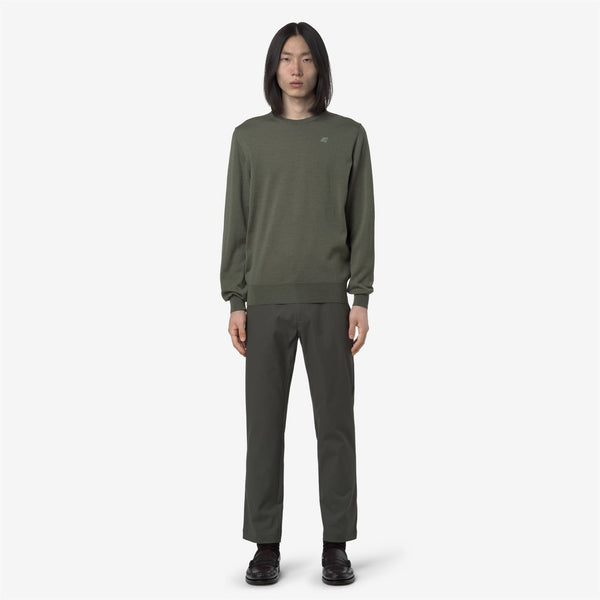 K Way ELIA TWILL PEACH GREEN BLACKISH