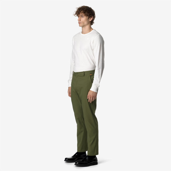 K Way ELIA TWILL PEACH GREEN CYPRESS