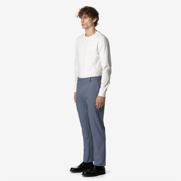 K Way ELIA TWILL PEACH GREY BLUE AVIO