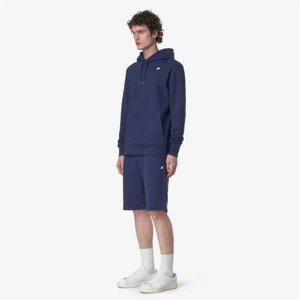 K Way ERIK FRENCH TERRY BLUE DEEP COBALT