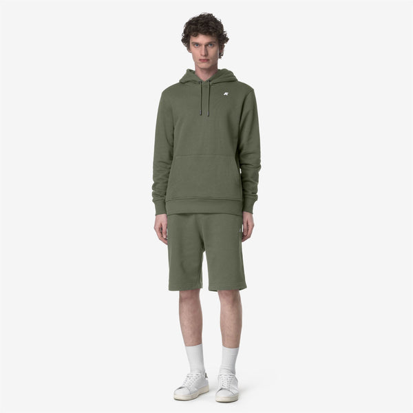 K Way ERIK FRENCH TERRY GREEN LICHEN