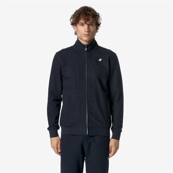 K Way FINN HEAVY FLEECE BLUE DEPTH
