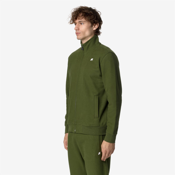K Way FINN HEAVY FLEECE GREEN CYPRESS