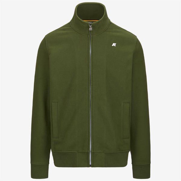 k way FINN HEAVY FLEECE GREEN CYPRESS