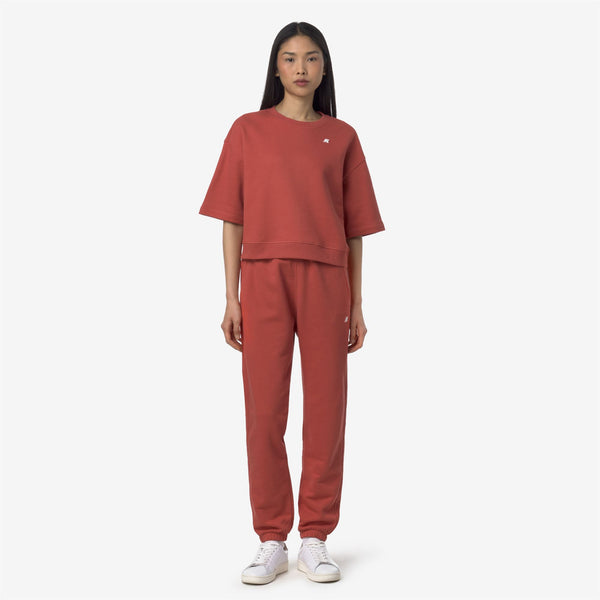 K Way GINEVRETTE FRENCH TERRY RED JASPER