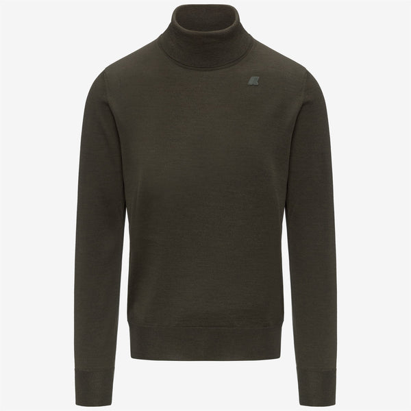 k way HENRY MERINO GREEN BLACKISH