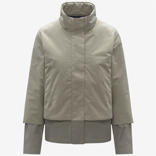 k way ISAN WOOL NYLON MIX GREEN OAK-GREEN OAK