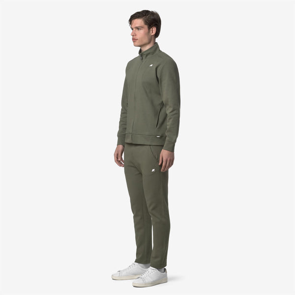 K Way ITON INTERLOCK GREEN LICHEN