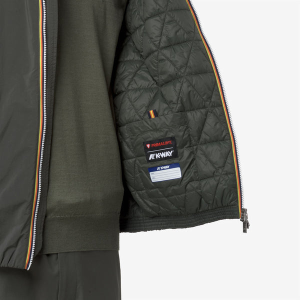K Way JACK PLAIN WARM GREEN BLACKISH
