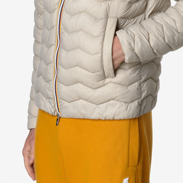 K Way JACK QUILTED WARM BEIGE GREY