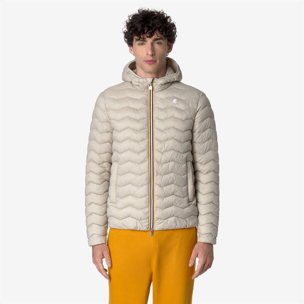 K Way JACK QUILTED WARM BEIGE GREY