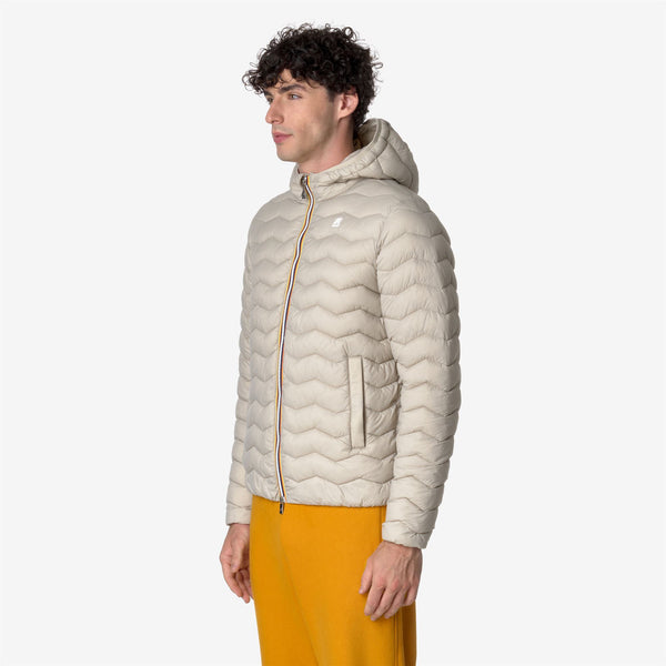 K Way JACK QUILTED WARM BEIGE GREY