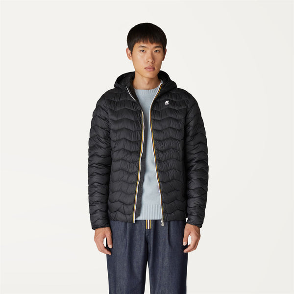 K Way JACK QUILTED WARM BLACK PURE