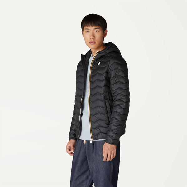 K Way JACK QUILTED WARM BLACK PURE