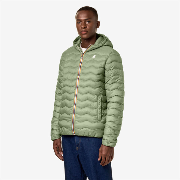 K Way JACK QUILTED WARM GREEN SAGE