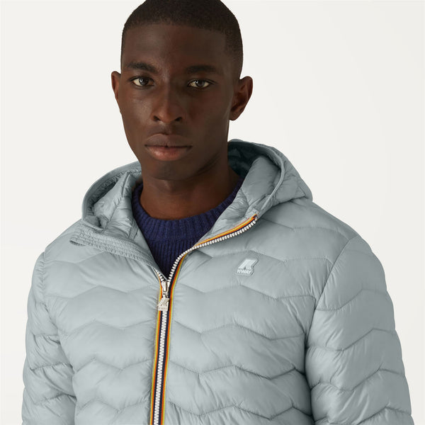 K Way JACK QUILTED WARM GREY LT