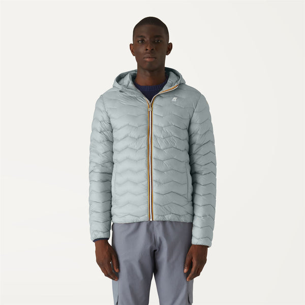 K Way JACK QUILTED WARM GREY LT