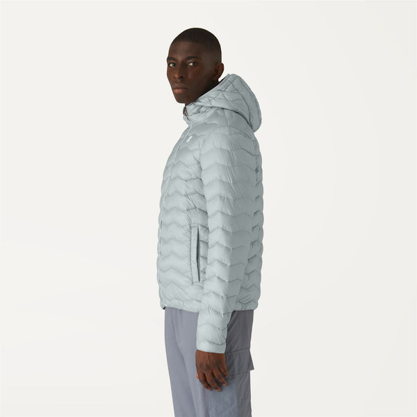 K Way JACK QUILTED WARM GREY LT