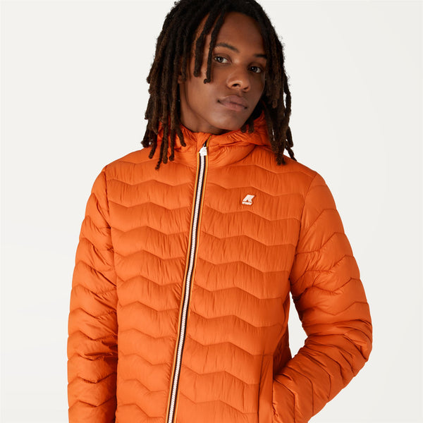 K Way JACK QUILTED WARM ORANGE RUST