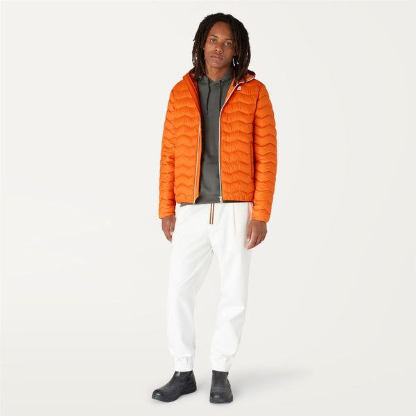 K Way JACK QUILTED WARM ORANGE RUST