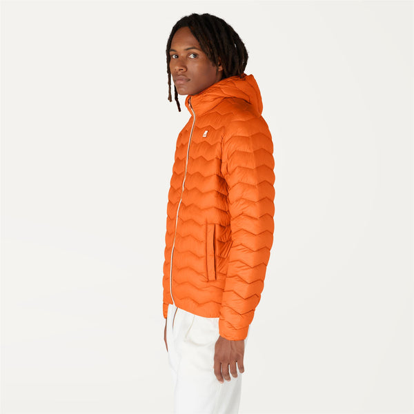K Way JACK QUILTED WARM ORANGE RUST