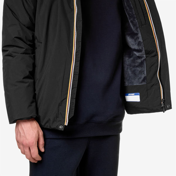 K Way JACK RIPSTOP MARMOTTA BLACK P-BLUE A