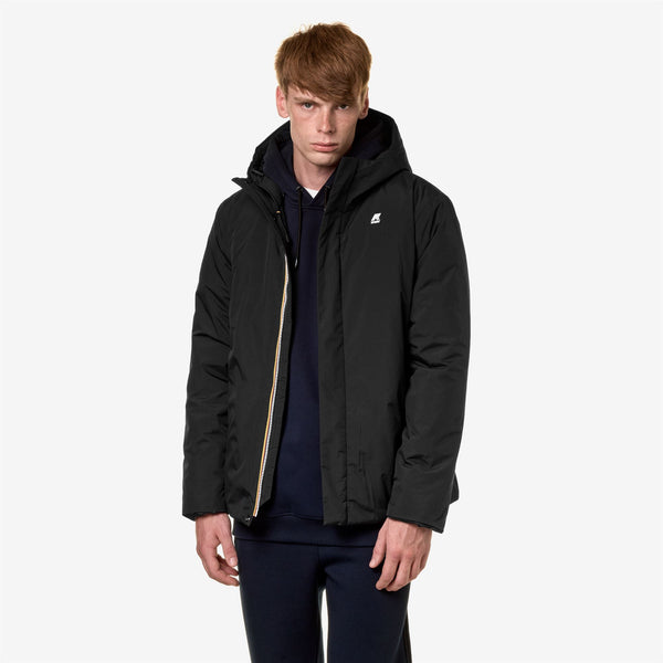 K Way JACK RIPSTOP MARMOTTA BLACK P-BLUE A